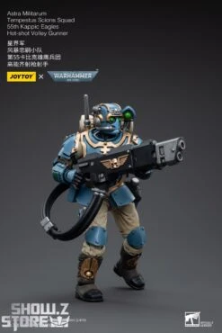 JoyToy Source 1/18 Warhammer 40K Astra Militarum Tempestus Scions Squad 55th Kappic Eagles Hot-Shot Volley Gunner -Prime Collectibles Store 85380394cd