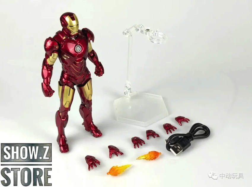 ZT Toys Marvel Licensed 1/10 Iron Man Mark 4 W/ LED 6 ZT Toys Marvel Licensed 1/10 Iron Man Mark 4 W/ LED - Image 5