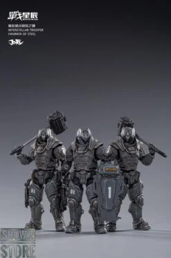 JoyToy Source 1/18 Hammer Of Steel Interstellar Trooper Set Of 3 -Prime Collectibles Store 88a958a351