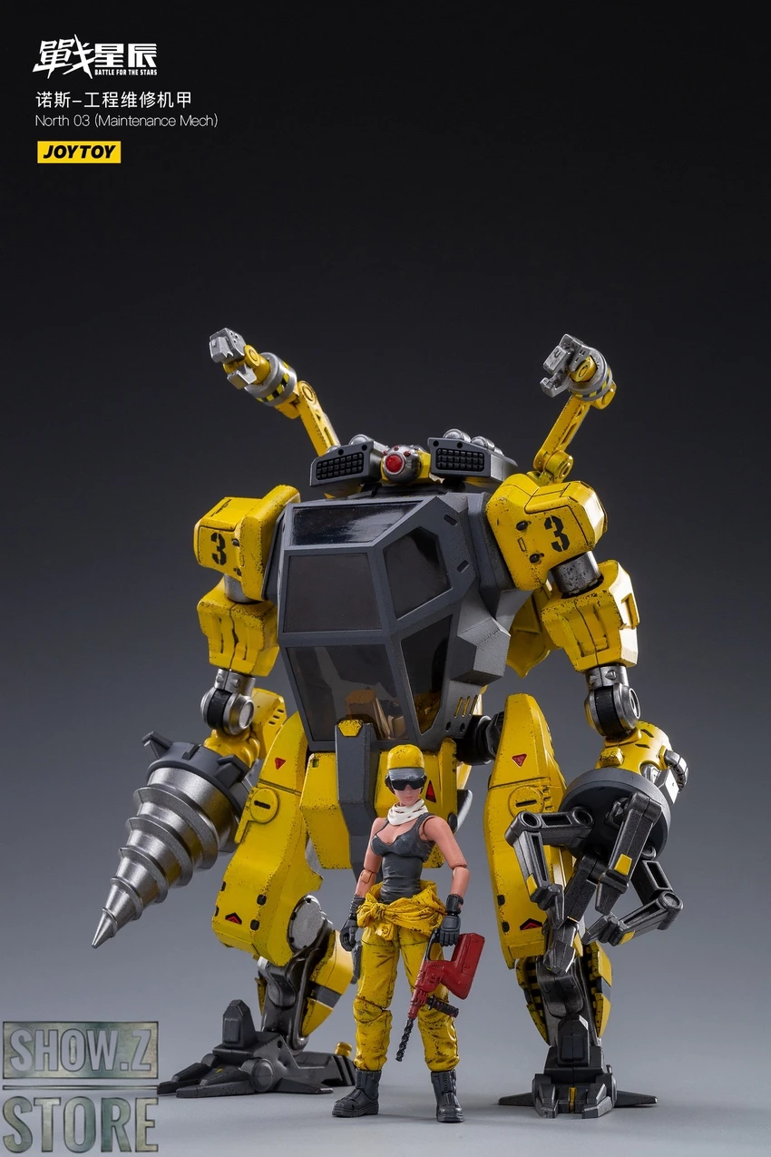 JoyToy Source 1/18 NORTH 03 Maintenance Mecha W/ Pilot 5 JoyToy Source 1/18 NORTH 03 Maintenance Mecha W/ Pilot - Image 3