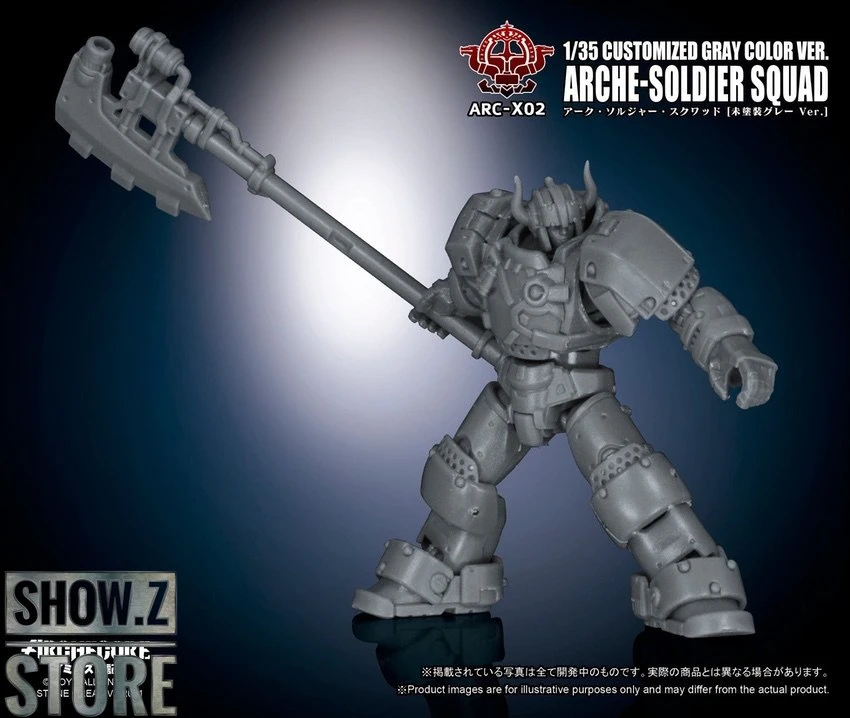 Toys Alliance ARC-X02 Arche-Soldier Squad Limited Gray Color Version 15 Toys Alliance ARC-X02 Arche-Soldier Squad Limited Gray Color Version - Image 13
