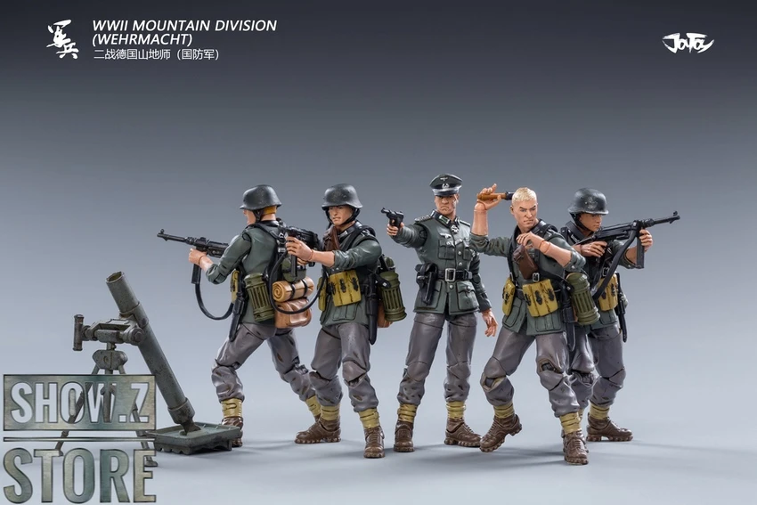 JoyToy Source 1/18 WWII German Wehrmacht Mountain Division Unit Set Of 5 8 JoyToy Source 1/18 WWII German Wehrmacht Mountain Division Unit Set Of 5 - Image 6