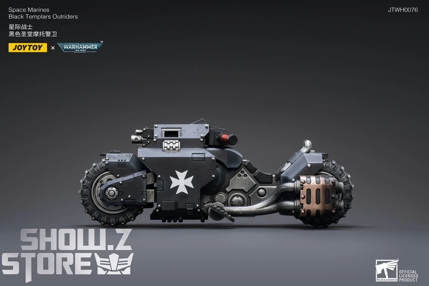 JoyToy Source 1/18 Warhammer 40K Space Marines Black Templars Outriders 6 JoyToy Source 1/18 Warhammer 40K Space Marines Black Templars Outriders - Image 4