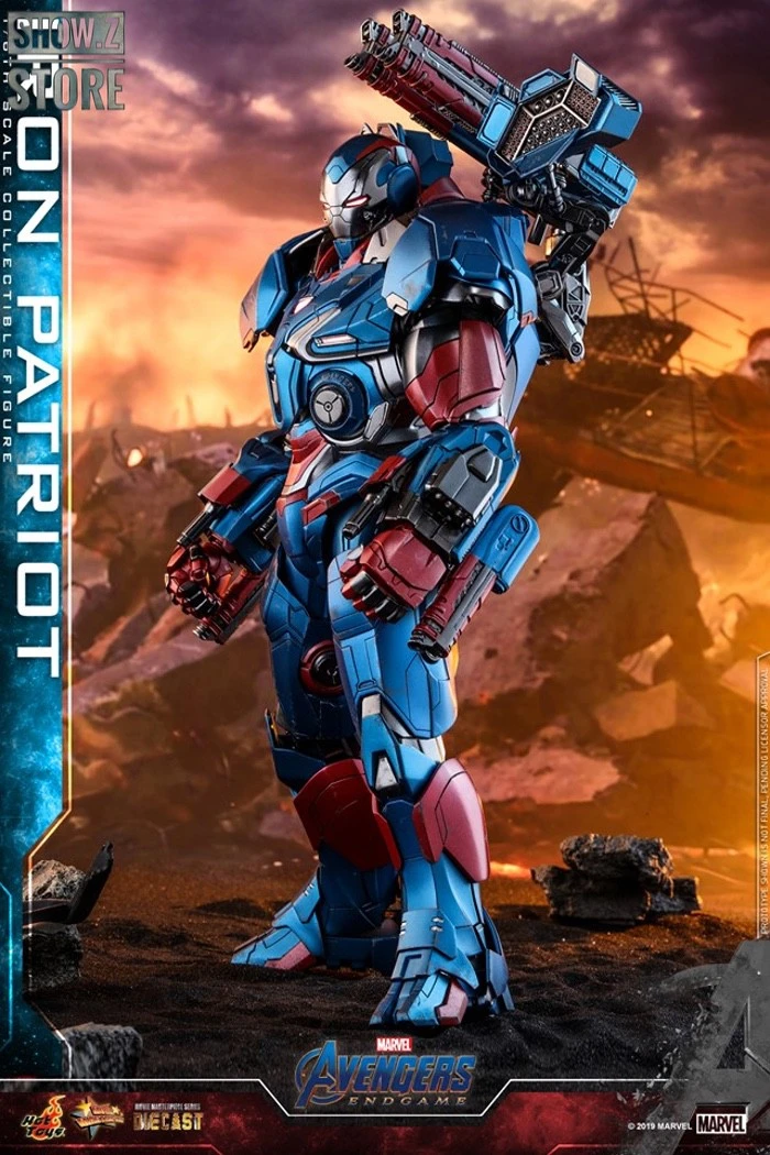 Hot Toys HotToys HT MMS547D34 1/6 Avengers: Endgame Iron Patriot Iron Man Collectible Figure 15 Hot Toys HotToys HT MMS547D34 1/6 Avengers: Endgame Iron Patriot Iron Man Collectible Figure - Image 13