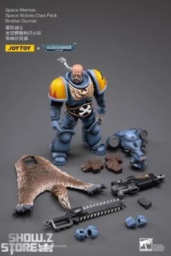 JoyToy Source 1/18 Warhammer 40K Space Wolves Claw Pack Brother Gunnar -Prime Collectibles Store 9154a04040