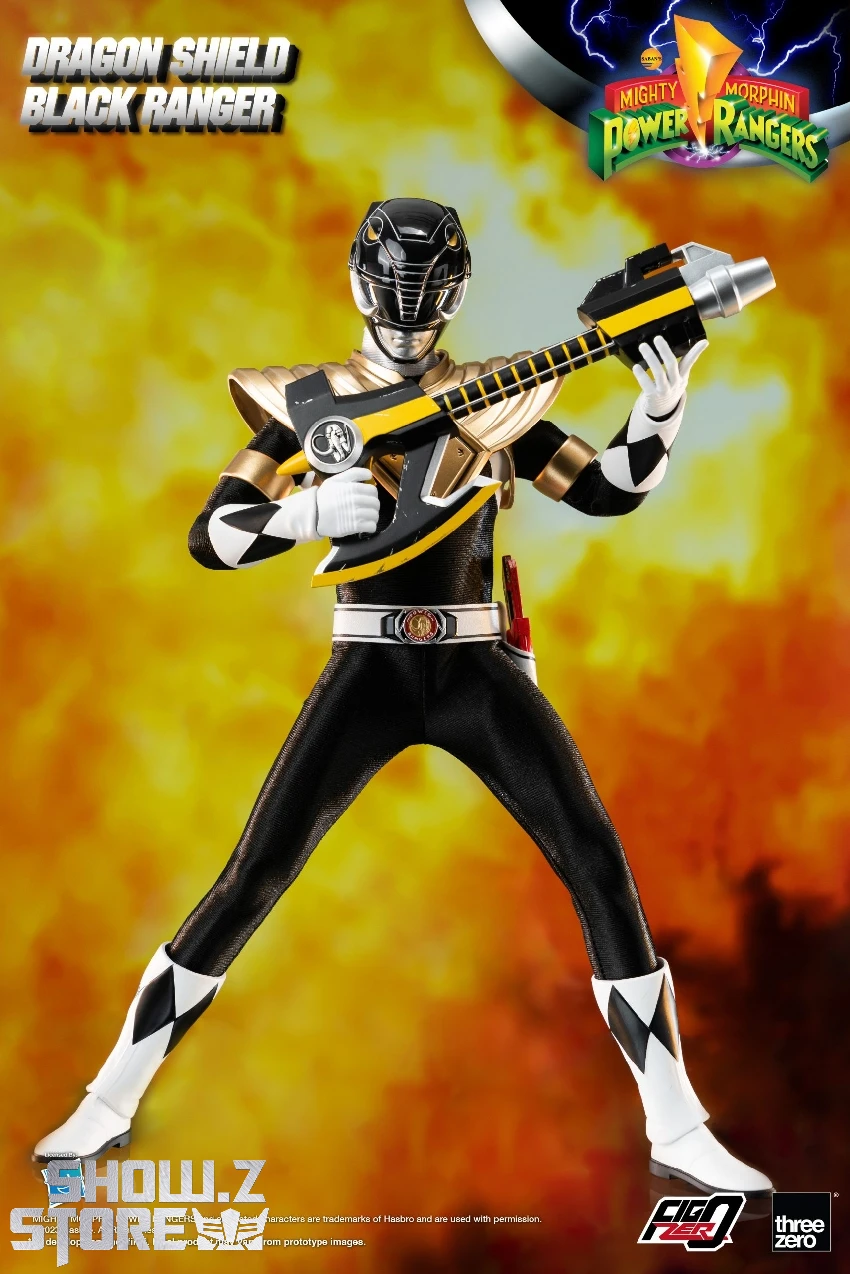 Threezero & Hasbro FigZero 1/6 3Z05910W0 Dragon Shield Black Ranger 18 Threezero & Hasbro FigZero 1/6 3Z05910W0 Dragon Shield Black Ranger - Image 16