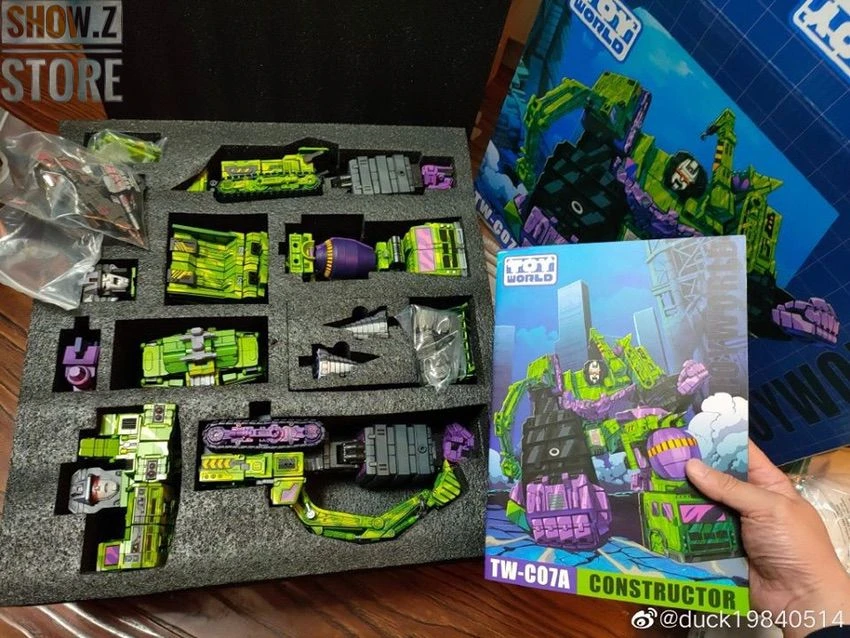 Toyworld TW TW-C07A TWC07A Constructor Devastator Cel Cell Shaded Deluxe Version Set Of 6 4 Toyworld TW TW-C07A TWC07A Constructor Devastator Cel Cell Shaded Deluxe Version Set Of 6 - Image 2