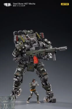 JoyToy Source 1/24 H07 Steel Bone Firepower Mecha Olive Version W/ Pilot 23 JoyToy Source 1/24 H07 Steel Bone Firepower Mecha Olive Version W/ Pilot -Prime Collectibles Store 93e93e4d3c