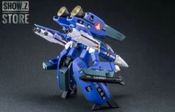 Valkyrie Factory VF 1/60 VF-1J Valkyrie Maximilian Jenius Custom Macross Robotech Blue Version W/ Super Space Part -Prime Collectibles Store 94811989de
