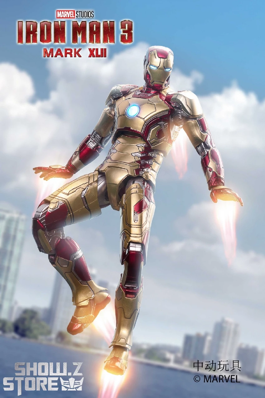 ZT Toys Marvel Licensed 1/10 Iron Man Mark 42 W/ LED 4 ZT Toys Marvel Licensed 1/10 Iron Man Mark 42 W/ LED - Image 2