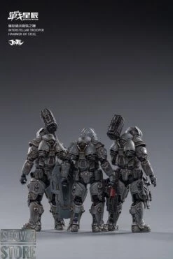 JoyToy Source 1/18 Hammer Of Steel Interstellar Trooper Set Of 3 -Prime Collectibles Store 959e9d9411