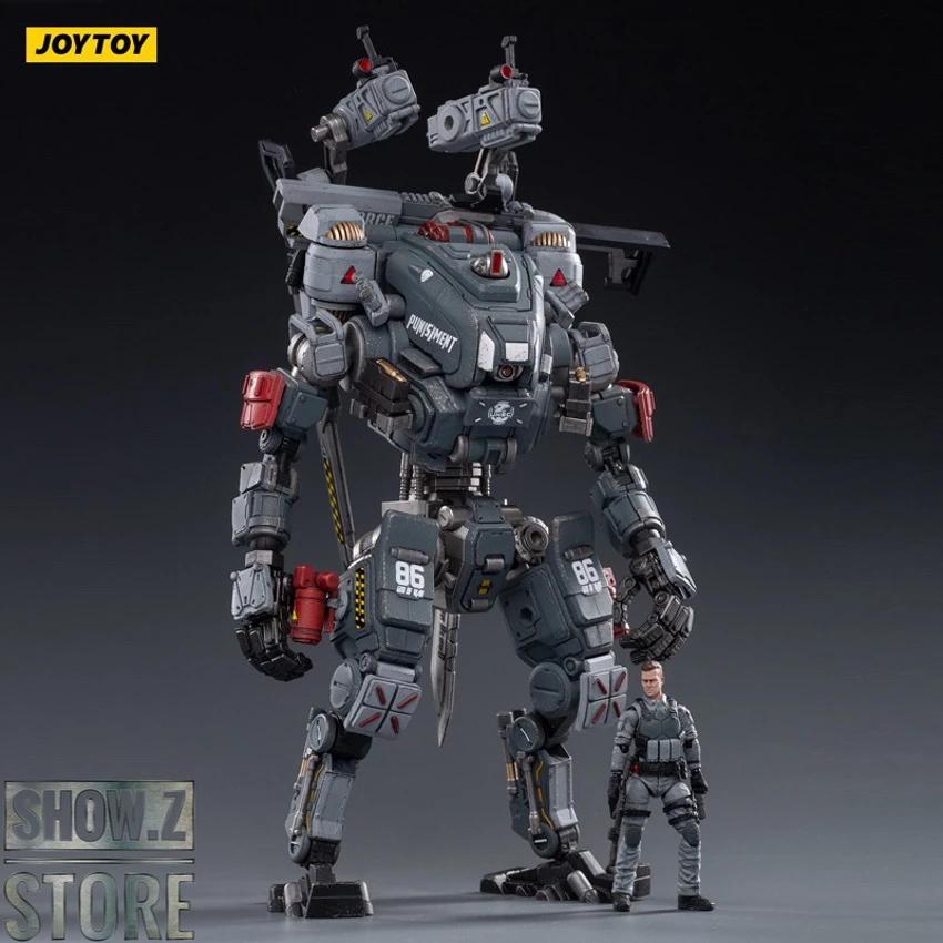 JoyToy Source 1/24 God Of War 86 Mecha W/ Pilot Grey Version 4 JoyToy Source 1/24 God Of War 86 Mecha W/ Pilot Grey Version - Image 2