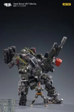 JoyToy Source 1/24 H07 Steel Bone Firepower Mecha Olive Version W/ Pilot 28 JoyToy Source 1/24 H07 Steel Bone Firepower Mecha Olive Version W/ Pilot -Prime Collectibles Store 97ec8b117e