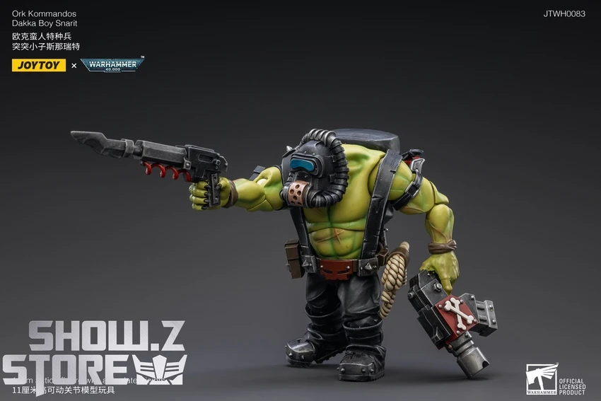 JoyToy Source 1/18 Warhammer 40K Ork Kommandos Dakka Boy Snarit 8 JoyToy Source 1/18 Warhammer 40K Ork Kommandos Dakka Boy Snarit - Image 6