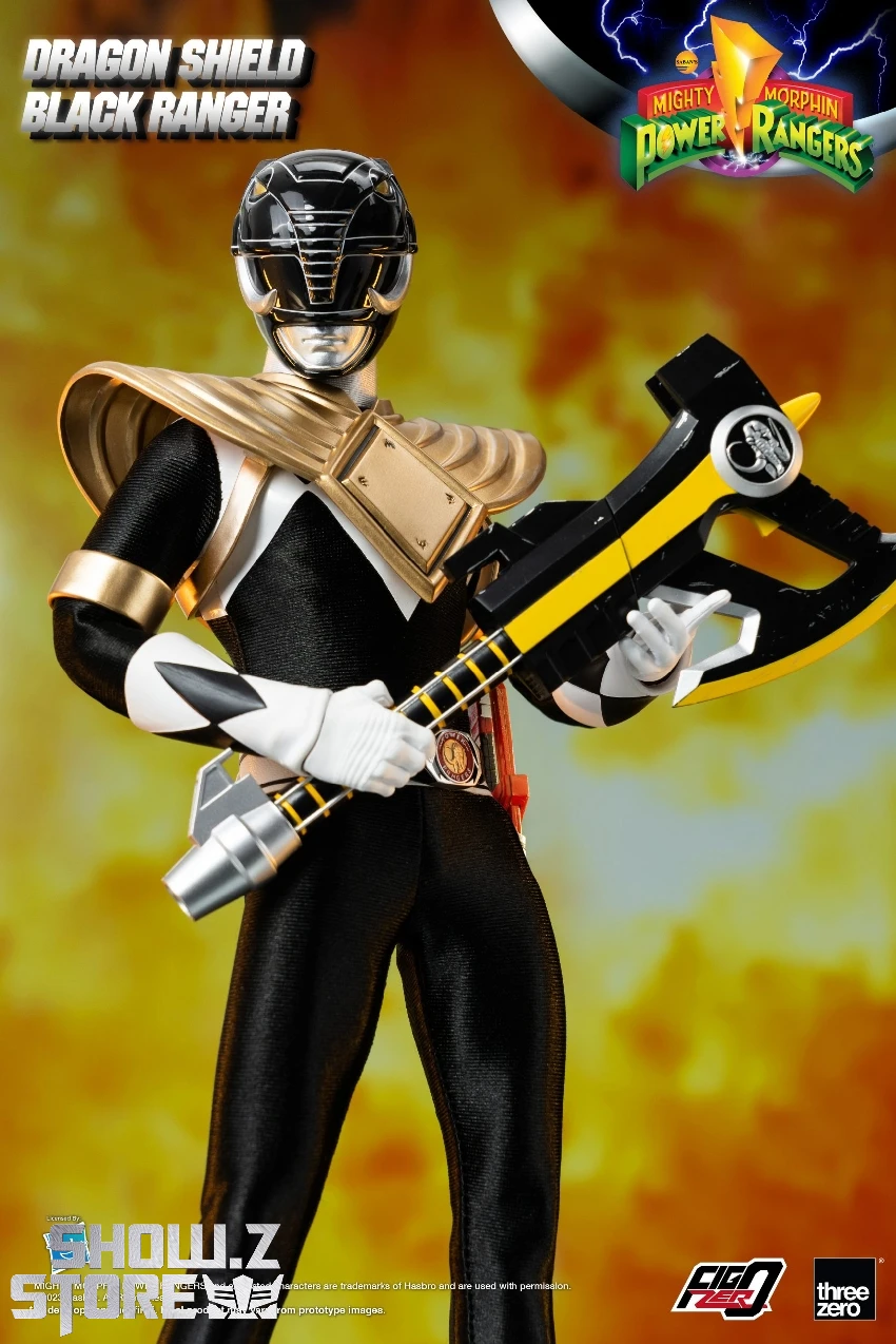 Threezero & Hasbro FigZero 1/6 3Z05910W0 Dragon Shield Black Ranger 15 Threezero & Hasbro FigZero 1/6 3Z05910W0 Dragon Shield Black Ranger - Image 13