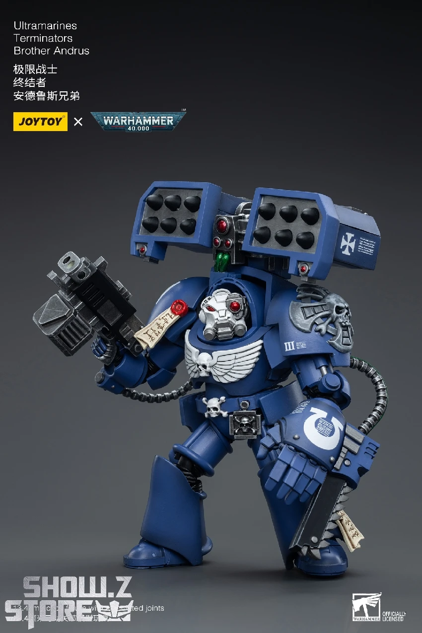 JoyToy Source 1/18 Warhammer 40K Ultramarines Terminators Brother Andrus 7 JoyToy Source 1/18 Warhammer 40K Ultramarines Terminators Brother Andrus - Image 5