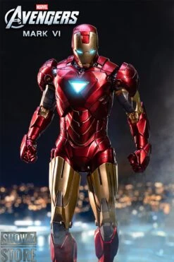 ZT Toys Marvel Licensed 1/10 Iron Man Mark 6 W/ LED -Prime Collectibles Store 9c1a5e1ee3