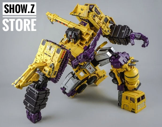 Toyworld TW-C07B Constructor Devastator Yellow Set Of 6 11 Toyworld TW-C07B Constructor Devastator Yellow Set Of 6 - Image 9