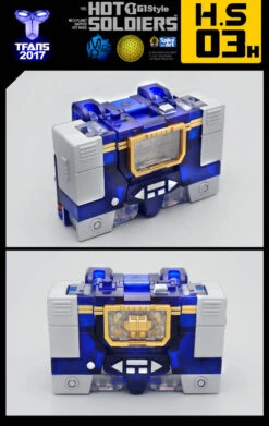 Mech Planet Hot Soldiers HS03H Mini Soundwave Clear Version -Prime Collectibles Store 9dc281b1a6