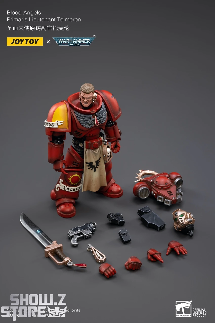 JoyToy Source 1/18 Warhammer 40K Blood Angels Primaris Lieutenant Tolmeron 10 JoyToy Source 1/18 Warhammer 40K Blood Angels Primaris Lieutenant Tolmeron - Image 8