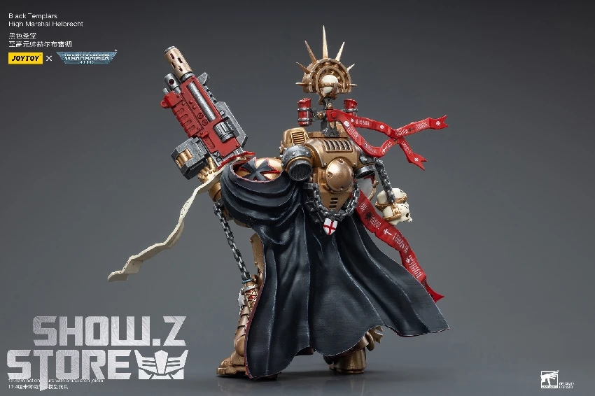 JoyToy Source 1/18 Warhammer 40K Black Templars High Marshal Helbrecht 4 JoyToy Source 1/18 Warhammer 40K Black Templars High Marshal Helbrecht - Image 2