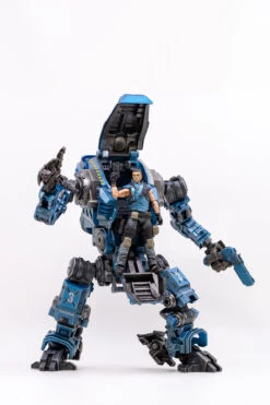 JoyToy Source Acid Rain 1/18 Freeman Machine Armor W/ Pilot Mechas & Soldiers Figure Set Navy Blue Version -Prime Collectibles Store a0858eb546