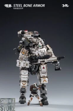 JoyToy Source 1/25 Steel Bone Armor White Color W/ 2nd Pilot -Prime Collectibles Store a08bad7ed0