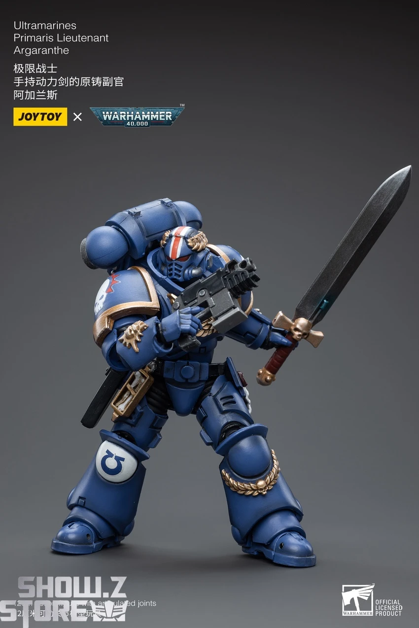 JoyToy Source 1/18 Warhammer 40K Ultramarines Primaris Lieutenant Argaranthe 10 JoyToy Source 1/18 Warhammer 40K Ultramarines Primaris Lieutenant Argaranthe - Image 8