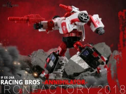 IronFactory EX-26A Racing Bros Annihilator Red Alert -Prime Collectibles Store a38eccf897