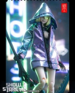 Snail Shell Dazzling Blue & Purple Cloth Coat For 1/10 & 1/12 Mecha Girl -Prime Collectibles Store a79f9a4657 1