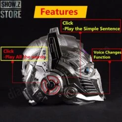 WeiJiang Optimus Prime Wearable Helmet W/ Talking Voice & Voice Changer -Prime Collectibles Store a7ef459078 1