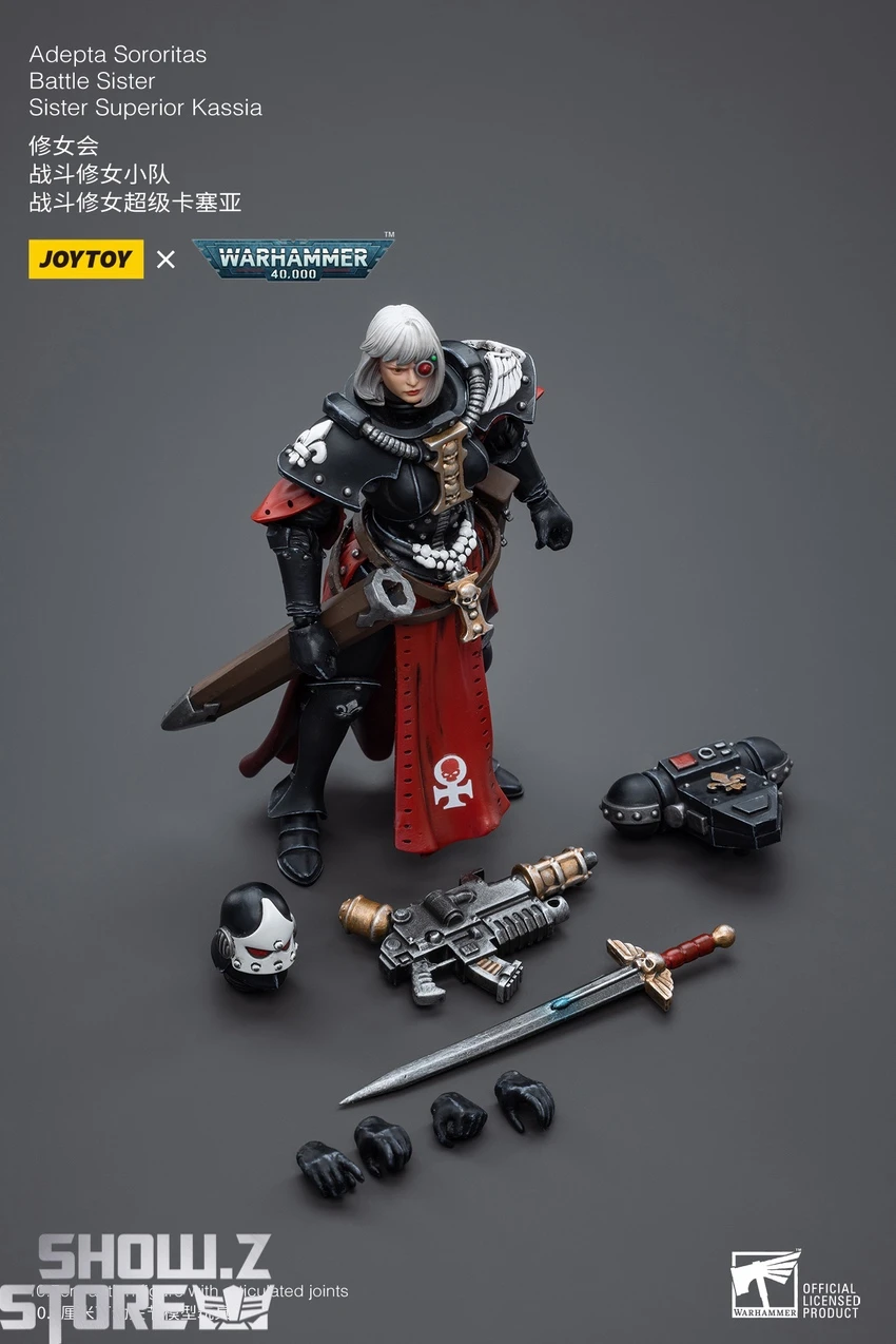 JoyToy Source 1/18 Warhammer 40K Adepta Sororitas Battle Sister Sister Superior Kassia 8 JoyToy Source 1/18 Warhammer 40K Adepta Sororitas Battle Sister Sister Superior Kassia - Image 6