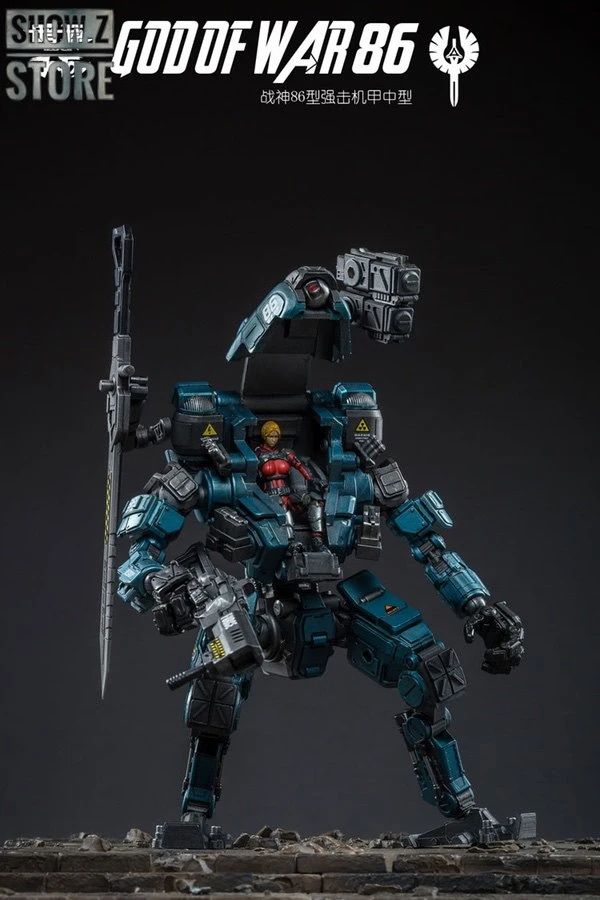 JoyToy Source Acid Rain 1/25 God Of War 86 Medium-Sized Mecha Figure Set Blue Version 6 JoyToy Source Acid Rain 1/25 God Of War 86 Medium-Sized Mecha Figure Set Blue Version - Image 4