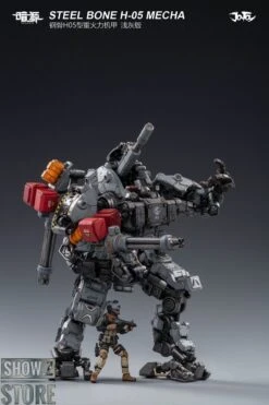 JoyToy Source 1/25 H05 Steel Bone Heavy Firepower Mecha W/ Pilot Gray Version -Prime Collectibles Store a90c859b1e