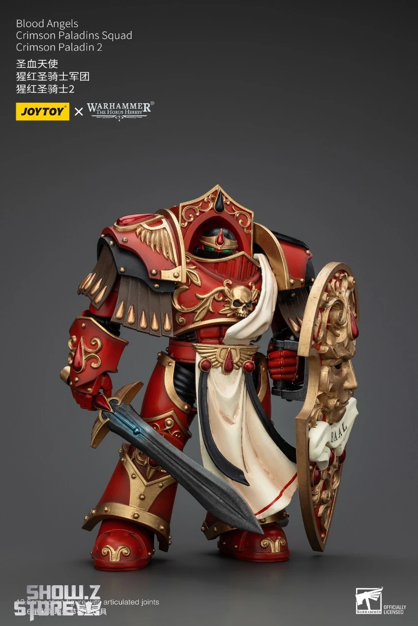 JoyToy JT00324 1/18 Warhammer The Horus Heresy Blood Angels Crimson Paladins Squad Crimson Paladin 2 4 JoyToy JT00324 1/18 Warhammer The Horus Heresy Blood Angels Crimson Paladins Squad Crimson Paladin 2 - Image 2