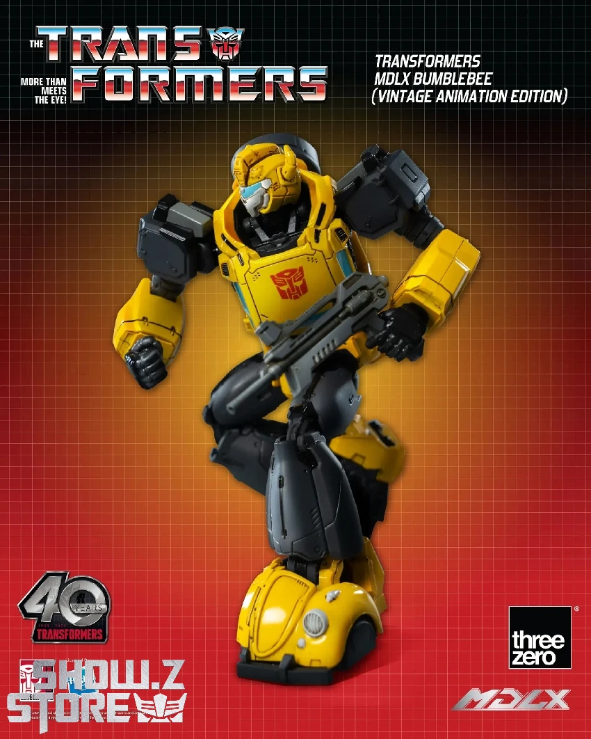 Threezero 3Z0693 MDLX Bumblebee Vintage Animation Edition 12 Threezero 3Z0693 MDLX Bumblebee Vintage Animation Edition - Image 10