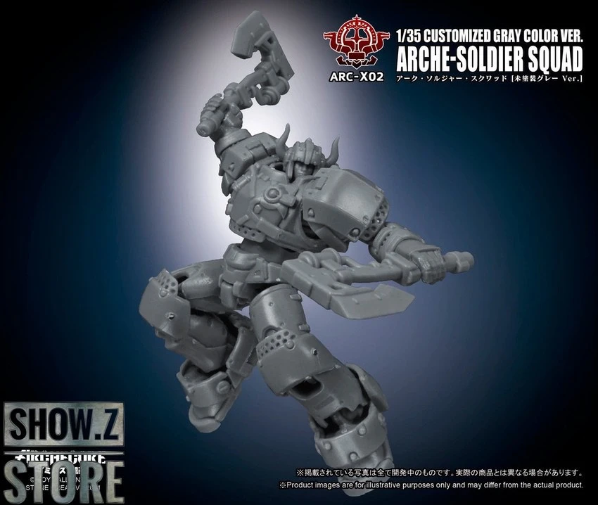 Toys Alliance ARC-X02 Arche-Soldier Squad Limited Gray Color Version 8 Toys Alliance ARC-X02 Arche-Soldier Squad Limited Gray Color Version - Image 6