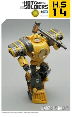 Mech Planet Hot Soldiers HS14 Iron Hero Bumblebee Hearts Of Steel 16 Mech Planet Hot Soldiers HS14 Iron Hero Bumblebee Hearts Of Steel -Prime Collectibles Store ae1a66079a