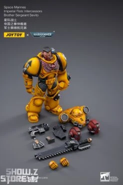 JoyToy Source 1/18 Warhammer 40K Imperial Fists Intercessors Brother Sergeant Sevito -Prime Collectibles Store af66306e51