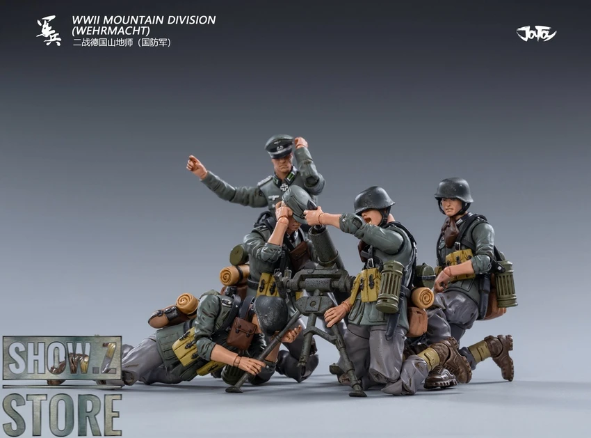 JoyToy Source 1/18 WWII German Wehrmacht Mountain Division Unit Set Of 5 11 JoyToy Source 1/18 WWII German Wehrmacht Mountain Division Unit Set Of 5 - Image 9