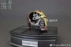 X-Space Studio 1/6 Iron Man MK50 Battle Damaged Helmet /w LED -Prime Collectibles Store b22c0a864a 1