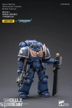 JoyToy Source 1/18 Warhammer 40K Space Marines Ultramarines Outriders Brother Catonus -Prime Collectibles Store b3695baeb6