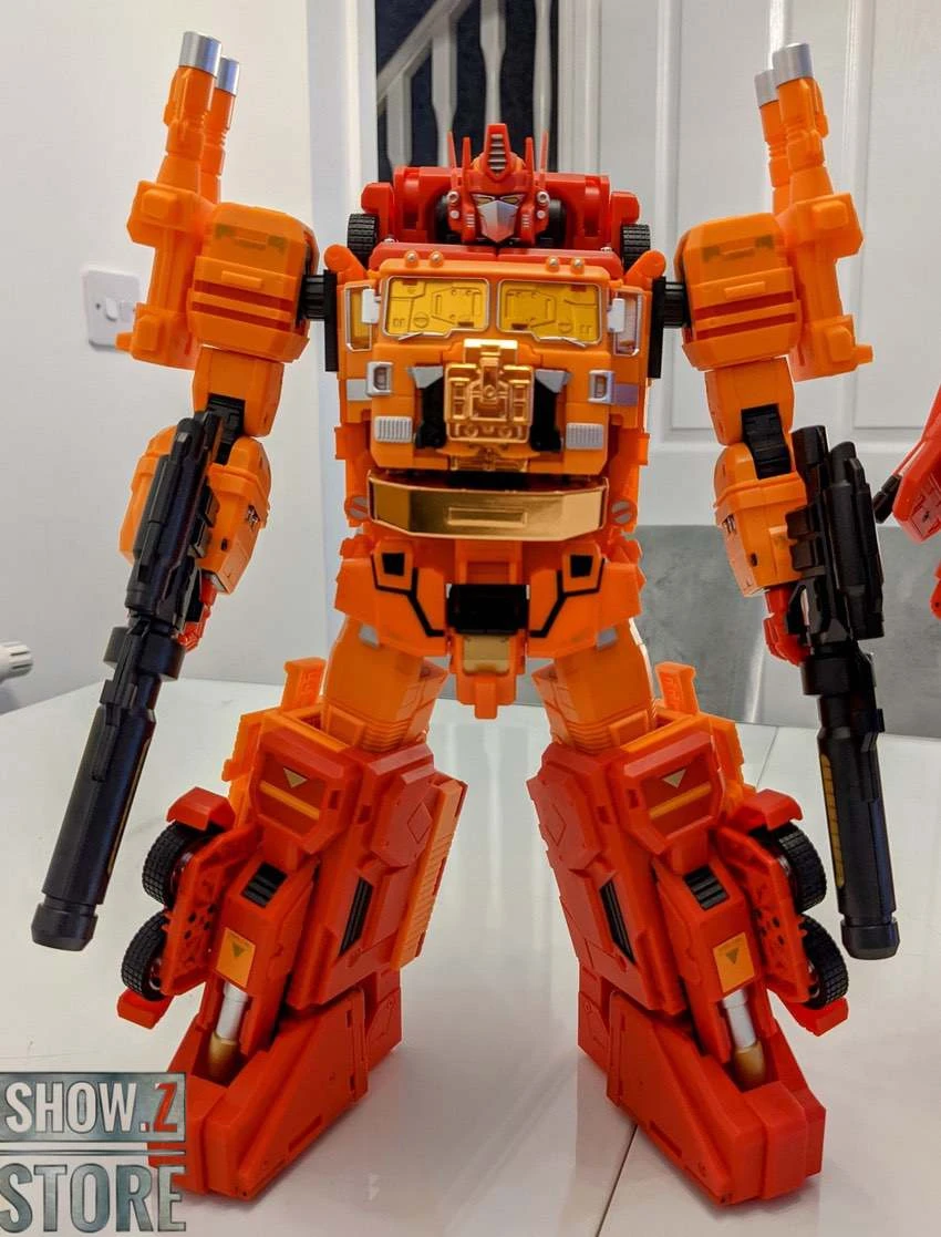 FansHobby MB-06D Power Baser Optimus Prime & MB-11D God Armor God Bomber Orange Version Set Of 2 14 FansHobby MB-06D Power Baser Optimus Prime & MB-11D God Armor God Bomber Orange Version Set Of 2 - Image 12