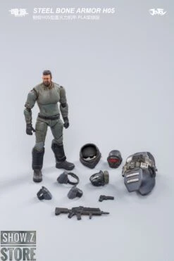 JoyToy Source 1/25 H05 Steel Bone Attack Mecha Military Green Color W/ Pilot -Prime Collectibles Store b64e98badf