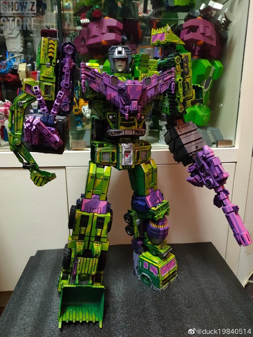 Toyworld TW TW-C07A TWC07A Constructor Devastator Cel Cell Shaded Deluxe Version Set Of 6 5 Toyworld TW TW-C07A TWC07A Constructor Devastator Cel Cell Shaded Deluxe Version Set Of 6 - Image 3
