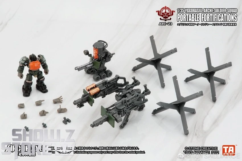 Toys Alliance 1/35 ARC-23 Yggdrasill Arche-Soldier Squad Portable Fortifications 12 Toys Alliance 1/35 ARC-23 Yggdrasill Arche-Soldier Squad Portable Fortifications - Image 10