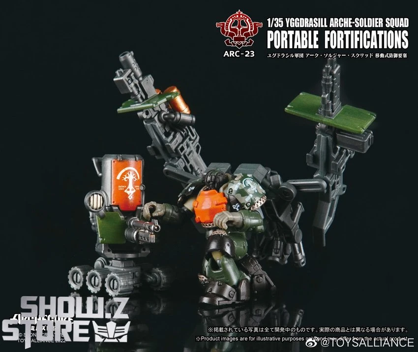 Toys Alliance 1/35 ARC-23 Yggdrasill Arche-Soldier Squad Portable Fortifications 6 Toys Alliance 1/35 ARC-23 Yggdrasill Arche-Soldier Squad Portable Fortifications - Image 4