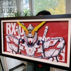 ChenFu Studio RX-0 Unicorn Gundam 3D Wall Art Decoration Picture 11 ChenFu Studio RX-0 Unicorn Gundam 3D Wall Art Decoration Picture -Prime Collectibles Store bac553331e