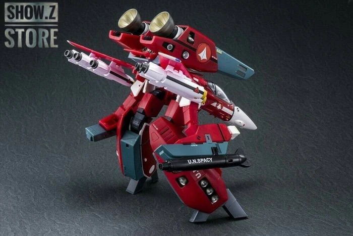 Valkyrie Factory VF 1/60 VF-1J Milia F Jenius Custom Macross Robotech Red Version W/ Super Space Part 6 Valkyrie Factory VF 1/60 VF-1J Milia F Jenius Custom Macross Robotech Red Version W/ Super Space Part - Image 4