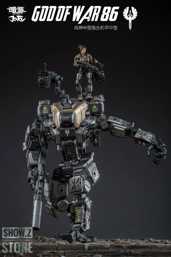 JoyToy Source Acid Rain 1/25 God Of War 86 Medium-Sized Mecha Figure Set Silver Black Version 6 JoyToy Source Acid Rain 1/25 God Of War 86 Medium-Sized Mecha Figure Set Silver Black Version - Image 4